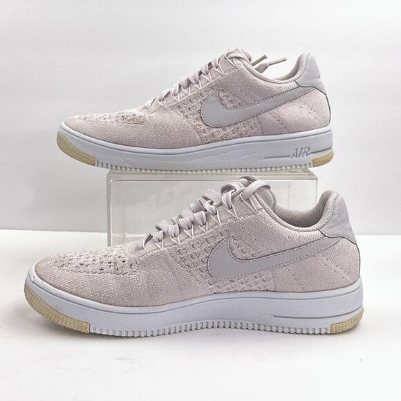 Nike Air Force 1 Ultra Flyknit Low Shoes Mens 8.5 Light Violet Knit Sneakers main image 5